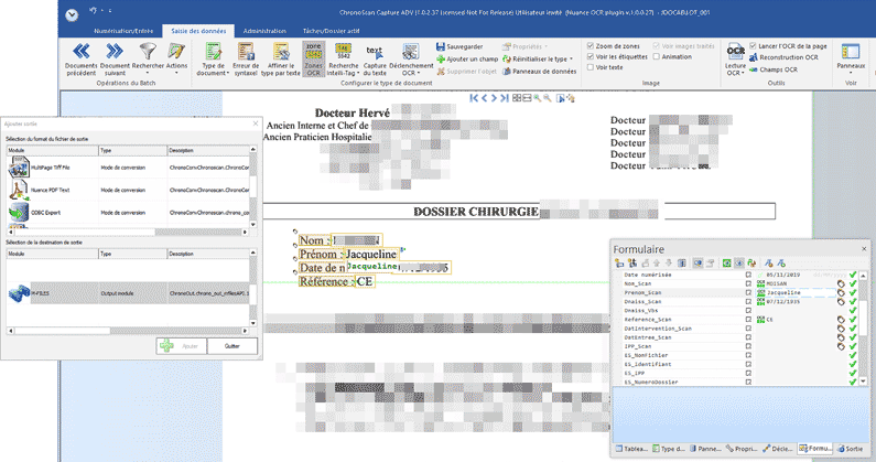 L’utilitaire OCR ChronoScan permet de lire les éléments du document (compte-rendu, facture, contrat, etc.) pour intégrer automatiquement les informations sous forme de métadonnées dans M-Files. C’est sur la base de ce socle que maya consulting (intégrateur M-Files) propose des solutions de transfert de comptes-rendus vers différents DPI ou la récupération automatique des informations de facture pour intégration au progiciel de gestion comptable.