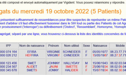 Vigident : plus de 20 ans de métier en identitovigilance !