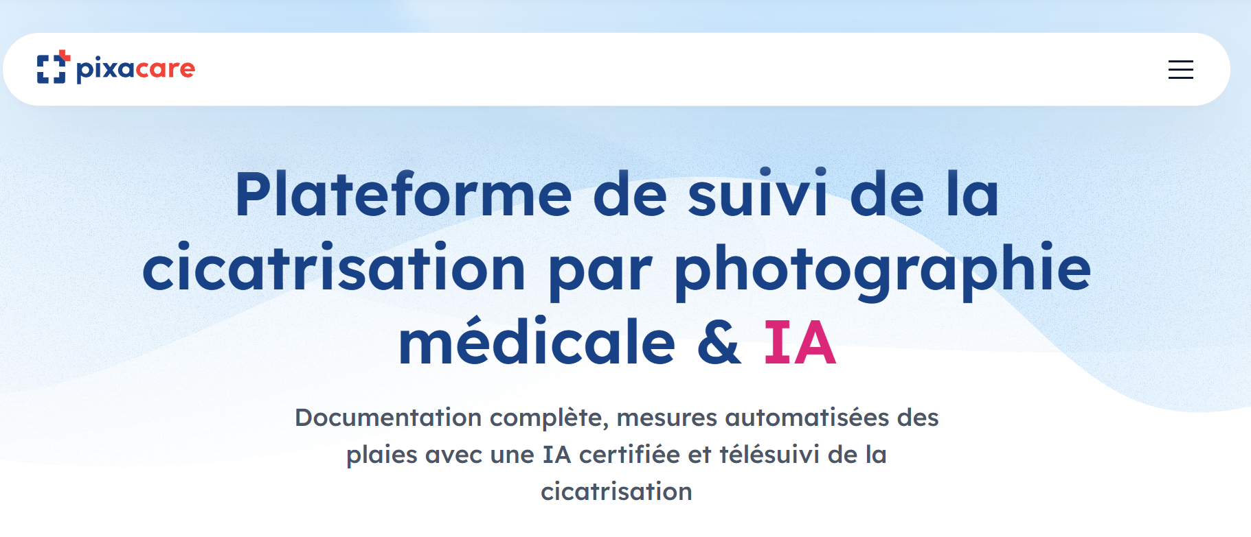 Pixacare obtient le marquage CE classe IIa pour son IA d’analyse des plaies chroniques